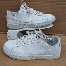 Używany, Nike Blazer Damskie Trampki Niskie Rozmiar 5 UK 38 UE Skóra Białe Buty Sneakersy na sprzedaż  PL
