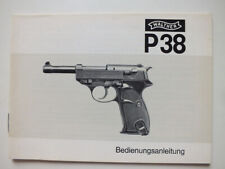 Walther p38 bedienungsanleitun for sale  YORK