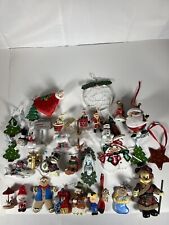 Christmas Decor / Ornament Lot 34 Pieces Various Characters for sale  Shipping to South Africa