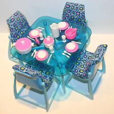 plastic set chairs blue 4 for sale  Schenectady