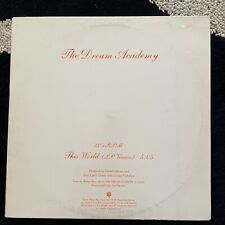 Usado, The Dream Academy : This World LP promocional (1985 Warner Bros.) EUA David Gilmour quase perfeito comprar usado  Enviando para Brazil