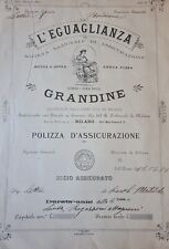 1895 eguaglianza polizza usato  Faenza