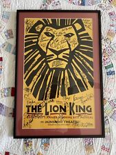 Signed lion king for sale  Georgetown