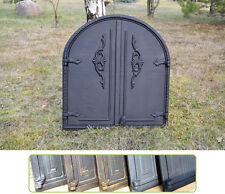 57 x 61cm Cast iron fire door clay / bread oven / pizza stove smoke house DZ018 for sale  Shipping to Ireland