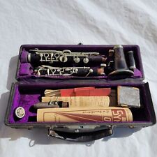Bocal e estojo de clarinete vintage Buffet Crampon Paris passo baixo LP B, usado comprar usado  Enviando para Brazil