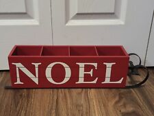 Used, Holiday Home Wooden Noel Sled With Storage Compartments for sale  Shipping to South Africa