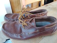 Clarks brown leather for sale  COLCHESTER