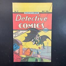 Detective Comics 27 primera reimpresión de Batman Edad de Oro DC Oreo cómic 1984 1939 segunda mano  Embacar hacia Argentina