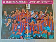 Poster barcelone vainqueur d'occasion  Marsac-sur-l'Isle