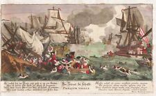 Usado, Batalla marítima sea batalla naval navegación barcos Engelbrecht 1730 segunda mano  Embacar hacia Argentina