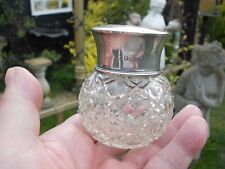 Silver Top Perfume Bottle ( vintage) for sale  Shipping to South Africa