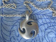 Used, Antiqued Pewter Celtic Triskel/Triskelion Pendant on Chain Necklace - Gaelic for sale  Shipping to South Africa
