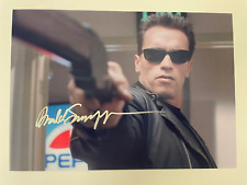 Autógrafo assinado à mão Terminator Arnold Schwarzenegger - foto 8 x 12 com certificado de autenticidade, usado comprar usado  Enviando para Brazil