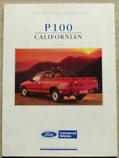 Ford p100 californian for sale  LEICESTER