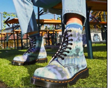 Botas con cordones de cuero Doc Martens 1460 azul pascal talla EE. UU. 8 nuevas segunda mano  Embacar hacia Mexico