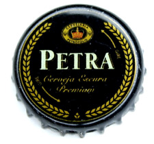 Brazil Petra Cerveja Escura Premium - Tampa de garrafa de cerveja Kronkorken cápsula tapon comprar usado  Enviando para Brazil