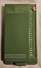 Localizador de lista Vintg Bates secretário modelo G endereço telefone índice mesa adereço EUA B05, usado comprar usado  Enviando para Brazil