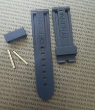 Relógio Panerai 24/22mm azul escuro pulseira de mergulho de borracha fabricante de equipamento original para fivela Tang MXE07XDG  comprar usado  Enviando para Brazil