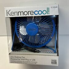 Usado, Ventilador de escritorio Kenmore Cool de 4 pulgadas azul alimentación USB portátil mini ventilador personal de escritorio segunda mano  Embacar hacia Argentina