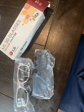 2 Pairs of LG AG-F200 3D Glasses LG Cinema for 2011 LG 3D LED HDTVs, used for sale  Shipping to South Africa