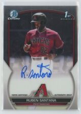 2023 Bowman Chrome beisebol 1º cromado automático Ruben Santana CPA-RSA comprar usado  Enviando para Brazil