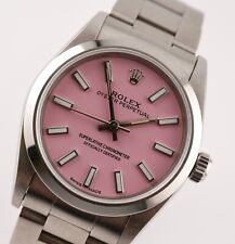 Reloj Rolex Oyster Perpetual 31 mm acero inoxidable esfera rosa Ref 77080 segunda mano  Embacar hacia Argentina