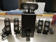 Logitech X-530 5.1 canali 70W Nero Speaker Set 5.1 per PC IPOD TABLET CONSOLE usato  Catania