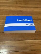 Honda Civic Hatchback 2023 manual do proprietário OEM frete grátis comprar usado  Enviando para Brazil