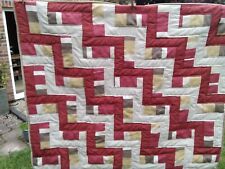 Patchwork quilt red for sale  KENILWORTH