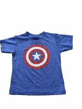 Camisa Marvel Kids manga curta Capitão América super-herói meninos camisa ativa comprar usado  Enviando para Brazil