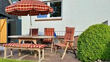 Gartenmöbel set teakholz gebraucht kaufen  Tangstedt