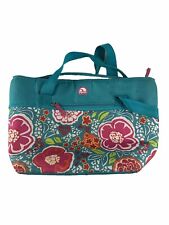 IGLOO Zippered Insulated Picnic Bag Cooler Floral Tote Zip Pocket 18x12x8, used for sale  Shipping to South Africa