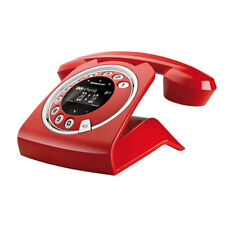 Sagemcom Sixty RETRO Bezprzewodowy telefon DECT z automatyczną sekretarką - Czerwony na sprzedaż  Wysyłka do Poland