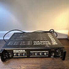 HARTKE HA3000 ELECTRIC BASS GUITAR AMP HEAD 300-WATT RACK MOUNT POWERS ON READ, used for sale  Shipping to South Africa