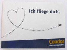 Werbe aufkleber condor gebraucht kaufen  Köln
