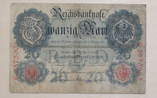 Reichsbanknote mark 1910 gebraucht kaufen  Fuldabrück