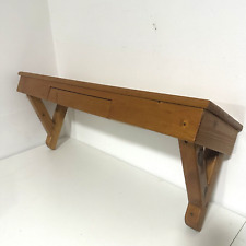 Space Saving Wall Mounted Desk Dressing Table Chunky Pine Farmhouse Cottagecore, used for sale  Shipping to South Africa