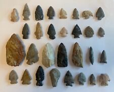Authentic Indian Arrowheads Lot 30 Pieces , used for sale  Shipping to South Africa