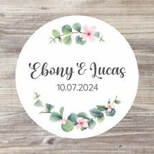 Personalised wedding stickers for sale  EPPING