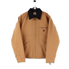CARHARTT Detroit Jacket Reworked Vintage Canvas Bomber Tan Mens | Size Large for sale  Shipping to South Africa
