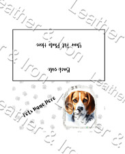 Capa de talão de cheques de vinil personalizada/personalizada Beagle comprar usado  Enviando para Brazil