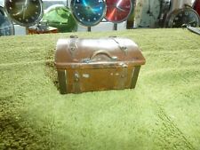 Vintage  Copper and Brass Chest Storage Box Tin , apprentice piece ,, used for sale  Shipping to South Africa