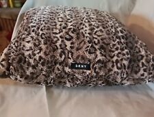 "Funda de almohada de felpa leopardo guepardo cierre con cremallera lavable 18""x 18", usado segunda mano  Embacar hacia Argentina