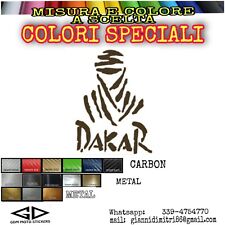 Adesivo logo replica DAKAR misura e colore a scelta carbon metal  comprar usado  Enviando para Brazil