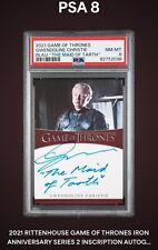 PSA 8 2021 Game Of Thrones Inscription Auto Gwendoline Christie Maid Of Tarth  for sale  Shipping to South Africa