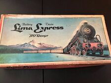 1 VERY RARE VINTAGE ANTIQUE LIMA EXPRESS TRAIN BATTERY TRAIN KIT,HO GAUGE,ITALY, used for sale  Shipping to South Africa