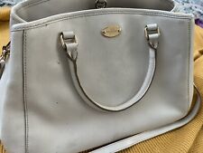 Coach white leather for sale  Hayward