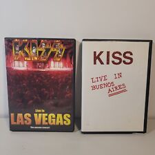 Usado, Lote de DVD (2) KISS-Live In Las Vegas 2002 & KISS-Live in Buenos Aires (Bom) comprar usado  Enviando para Brazil