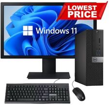 Paquete de monitores LCD para computadora de escritorio Dell de hasta 16 GB RAM 4 TB WiFi BT 22" LCD segunda mano  Embacar hacia Argentina