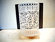 White metal lampshade for sale  DISS